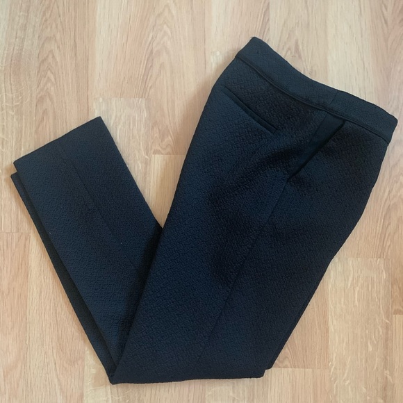REISS | Marvin Textured Black Dress Pants - Picture 2 of 8